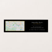 Der Mond der Erde, Astronomin, Astronomie-Store Visitenkarten (Innenseite Aufgefaltet)