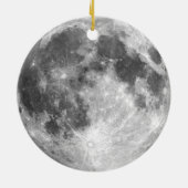 Der MOND DER PLANETEN-ERDE (Sonnensystem) ~ Keramik Ornament (Hinten)