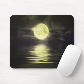 Der Mond, der über das Wasser nachdenkt Mousepad (Mit Mouse)