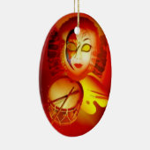 Der Mond Dummer Keramikornament (Rechts)