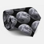 Der Mond - Effekt 3D Krawatte (Gerollt)