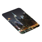 Der Mond erhebt sich über der Innenstadt New Yorks Magnet (Rechte Seite)