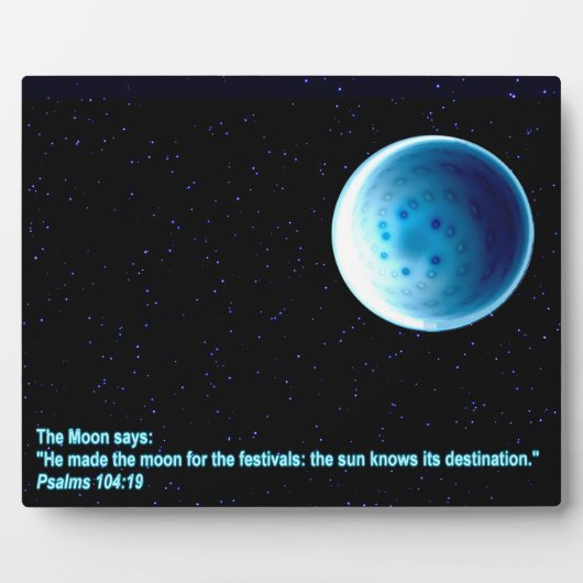 Der Mond Fotoplatte (Vorderseite)