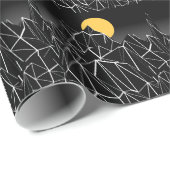 Der Mond Geschenkpapier (Rolleneckpunkt)