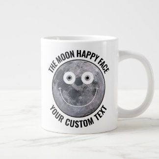 Der Mond Glückliches Gesicht Personalisierter Benu Jumbo-Tasse