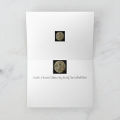 Der Mond-Gruß-Karte des Jägers Karte (Innenseite)