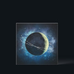 Der Mond - Grußkarte Feiertagskarte<br><div class="desc">Atemberaubende leere Karte mit Galaxy Artpiece!</div>