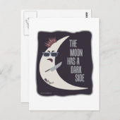 Der Mond hat eine dunkle Seite Postkarte (Vorne/Hinten)