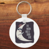 Der Mond hat eine dunkle Seite Schlüsselanhänger (Vorderseite)