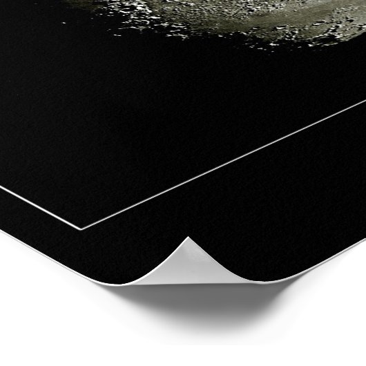 Der Mond II Poster (Ecke)