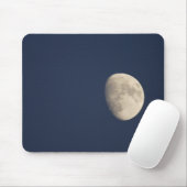Der Mond im frühen Abend Mousepad (Mit Mouse)