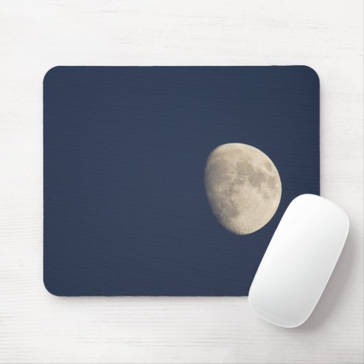 Der Mond im frühen Abend Mousepad (Mit Mouse)