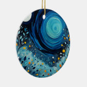 Der Mond im Garten 804 Keramik Ornament (Rechts)