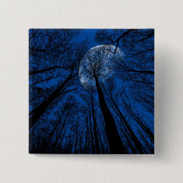 Der Mond in der nächtlichen Himmel Button