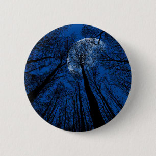 Der Mond in der nächtlichen Himmel Button