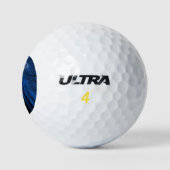 Der Mond in der nächtlichen Himmel Golfball (Logo)