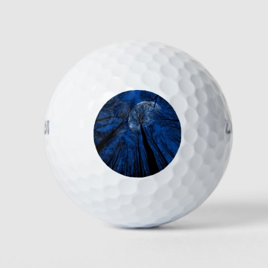 Der Mond in der nächtlichen Himmel Golfball (Vorderseite)