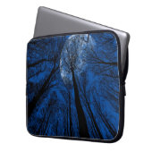 Der Mond in der nächtlichen Himmel Laptopschutzhülle (Vorderseite Links)