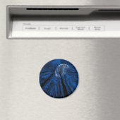 Der Mond in der nächtlichen Himmel Magnet (In Situ (Geschirrspüler))