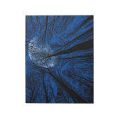 Der Mond in der nächtlichen Himmel Notizblock (Rotiert)