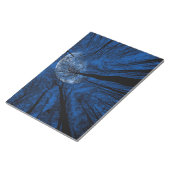 Der Mond in der nächtlichen Himmel Notizblock (angewinkelt)