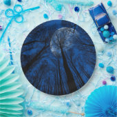 Der Mond in der nächtlichen Himmel Pappteller (Party)