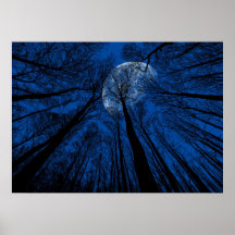 Der Mond in der nächtlichen Himmel
