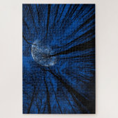 Der Mond in der nächtlichen Himmel Puzzle (Vertikal)