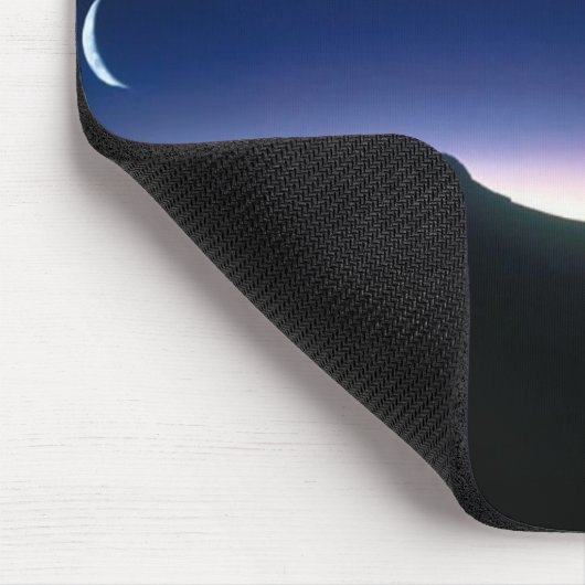Der Mond in Phasen Mausmatte Mousepad (Ecke)