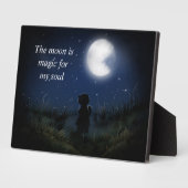 Der Mond ist Zauberei Fotoplatte (Seite)