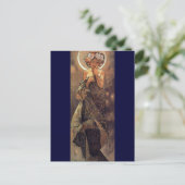 Der Mond - Jugendstil Postkarte (Stehend Vorderseite)