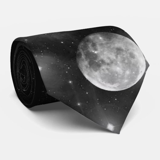 Der Mond Krawatte (Gerollt)