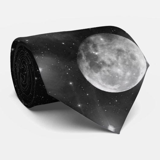 Der Mond Krawatte (Gerollt)
