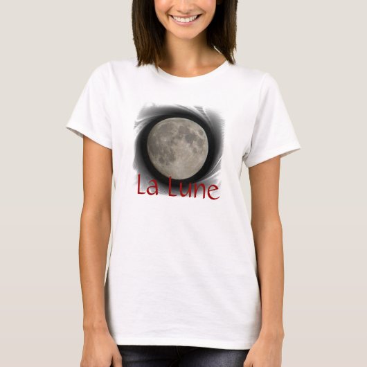 Der Mond,  la luna, la lune, the moon T-Shirt (Vorderseite)