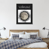 Der Mond, la lune, la luna, the moon Leinwand (Insitu (Schlafzimmer))
