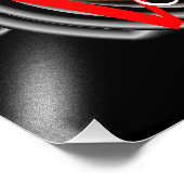 Der Mond, la lune, la luna, the moon Poster (Ecke)