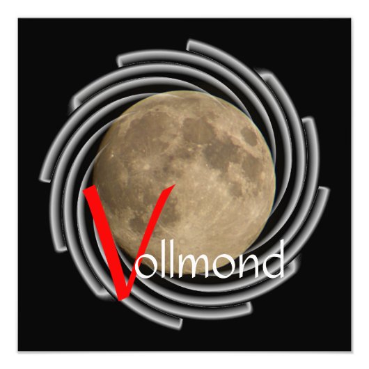 Der Mond, la lune, la luna, the moon Poster (Vorne)