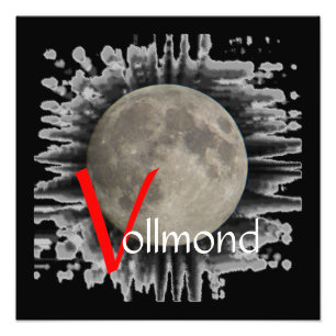 Der Mond, la lune, la luna, the moon Poster