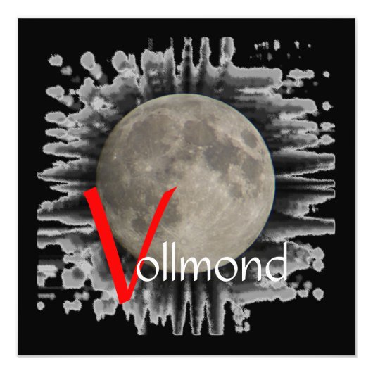 Der Mond, la lune, la luna, the moon Poster (Vorne)
