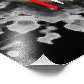 Der Mond, la lune, la luna, the moon Poster (Ecke)