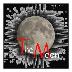 Der Mond, la lune, la luna, the moon Poster