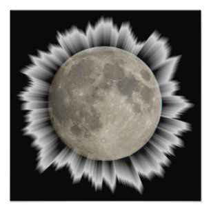 Der Mond, la lune, la luna, the moon Poster