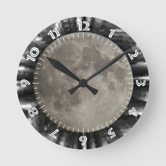 Der Mond, la lune, la luna, the moon Uhr (Vorderseite)