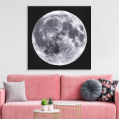 Der Mond Leinwanddruck (Insitu (Wohnzimmer))