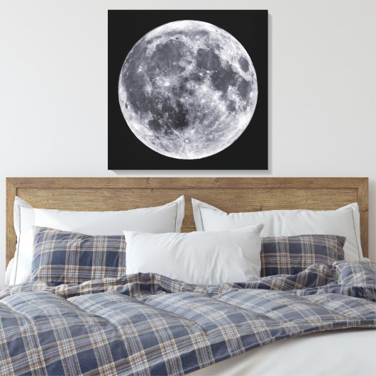 Der Mond Leinwanddruck (Insitu (Schlafzimmer))