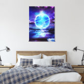 "Der Mond" Leinwanddruck (Insitu (Schlafzimmer))