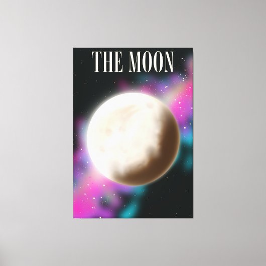 Der Mond Leinwanddruck (Vorderseite)