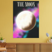 Der Mond Leinwanddruck (Insitu (Wohnzimmer))