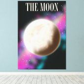Der Mond Leinwanddruck (Insitu (Holzboden))
