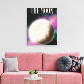 Der Mond Leinwanddruck (Insitu (Wohnzimmer))